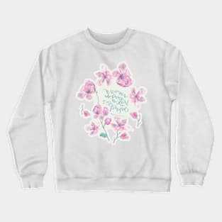 A Woman to be Praised - Proverbs 31:30 -May Green Crewneck Sweatshirt